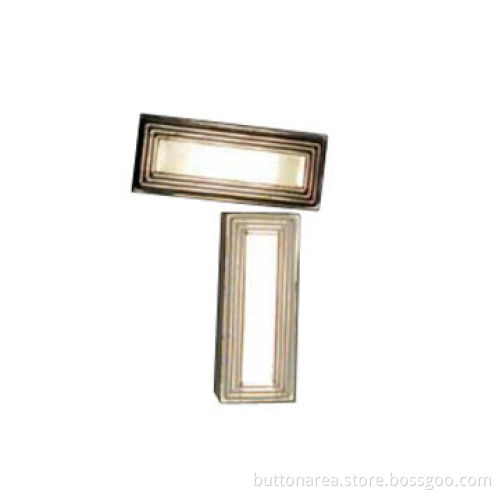 Alloy Stopper in Hanging Nickel Color with Rubber Enamel